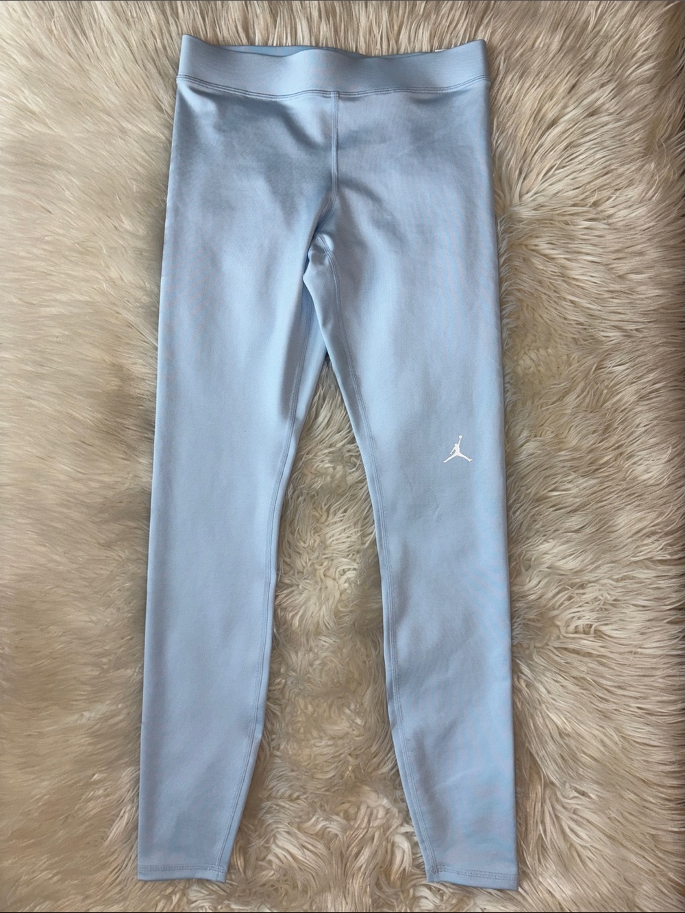 NWT Air Jordan core tight fit light blue leggings